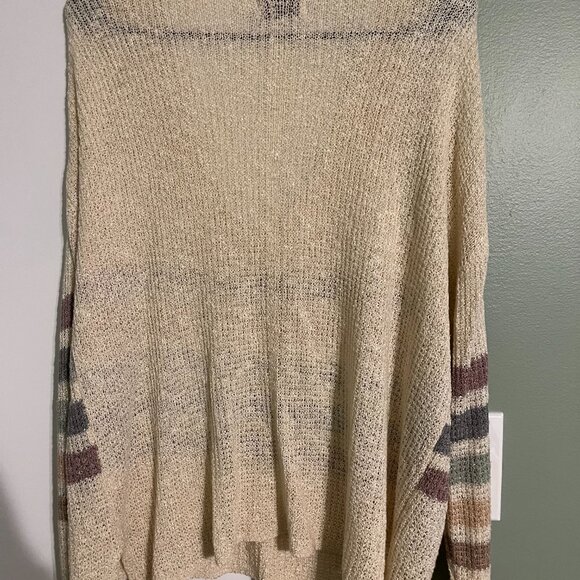 Pink Lily Hold My Hand Striped Slouchy Sweater - Medium/Large - Picture 4 of 5